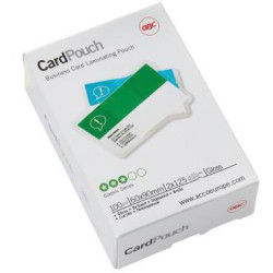 GBC Folientasche CardPouch 3743157 60x90mm 100 St. Pack.