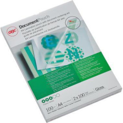 GBC Laminierfolie DocumentPouch 3740306 DIN A4 100mic 100 St. Pack.