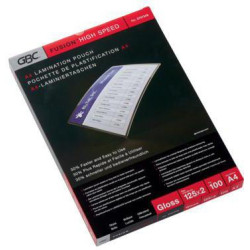 GBC Folientasche HighSpeedPouch 3747348 DIN A4 125mic 100 St. Pack.