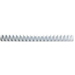 GBC Plastikbinderücken 4028611 DIN A4 19mm weiß 100 St. Pack.