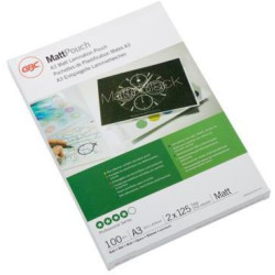 GBC Folientasche MattPouch 3747235 DIN A3 125mic 100 St. Pack.