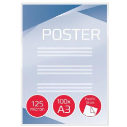 GBC Folientasche PeelnStickPouch 3747236 DIN A3 125mic 100 St. Pack. GBC Folientasche PeelnStickPouch 3747236 DIN A3 125mic 100 St. Pack.