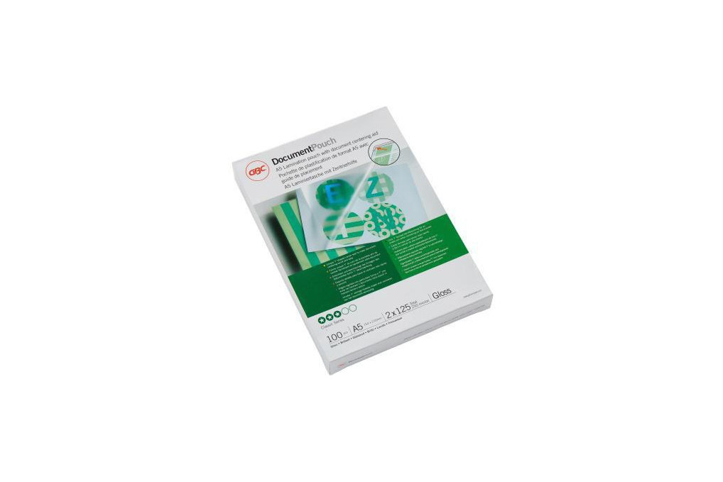 GBC Folientasche DocumentPouch 3200749 DIN A5 125mic 100 St. Pack.