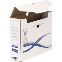 Bankers Box Archivschachtel Basic 4460102 A4 80mm ws bl 25 St. Pack. Bankers Box Archivschachtel Basic 4460102 A4 80mm ws bl 25 St. Pack.
