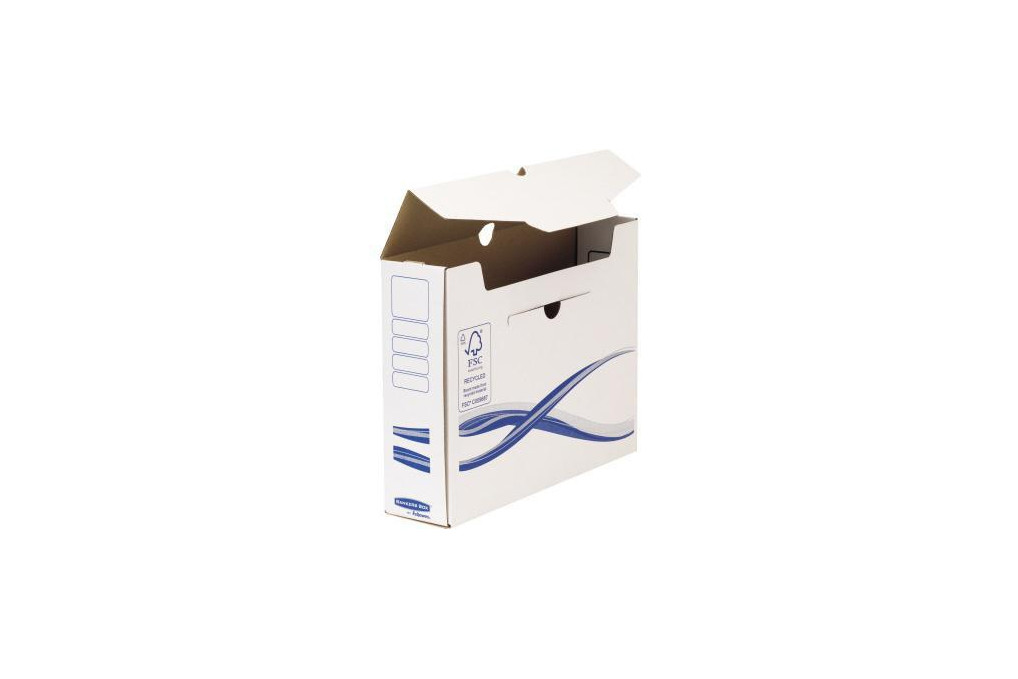 Bankers Box Archivschachtel Basic 4460102 A4 80mm ws bl 25 St. Pack. Bankers Box Archivschachtel Basic 4460102 A4 80mm ws bl 25 St. Pack.