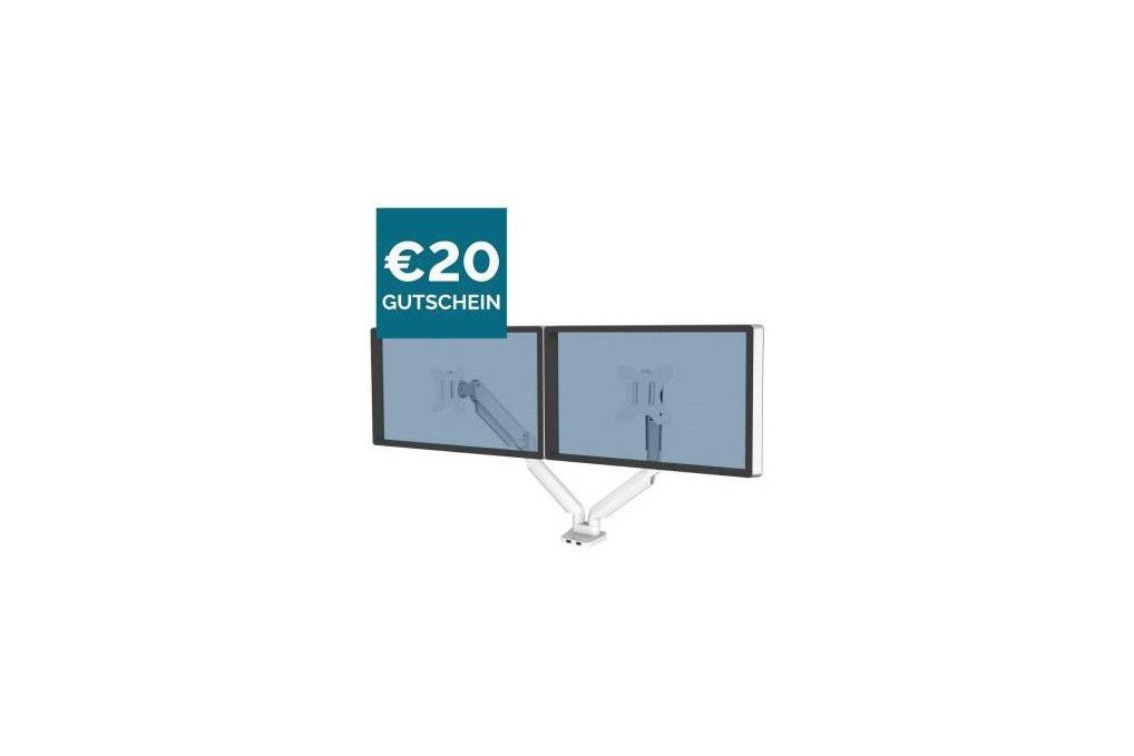 Fellowes Monitorarm doppelt Platinum Series 8056301 weiß Fellowes Monitorarm doppelt Platinum Series 8056301 weiß