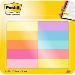 Post it Haftstreifen Page Marker 670 10AB 12,7x44,4mm 10 St. Pack.