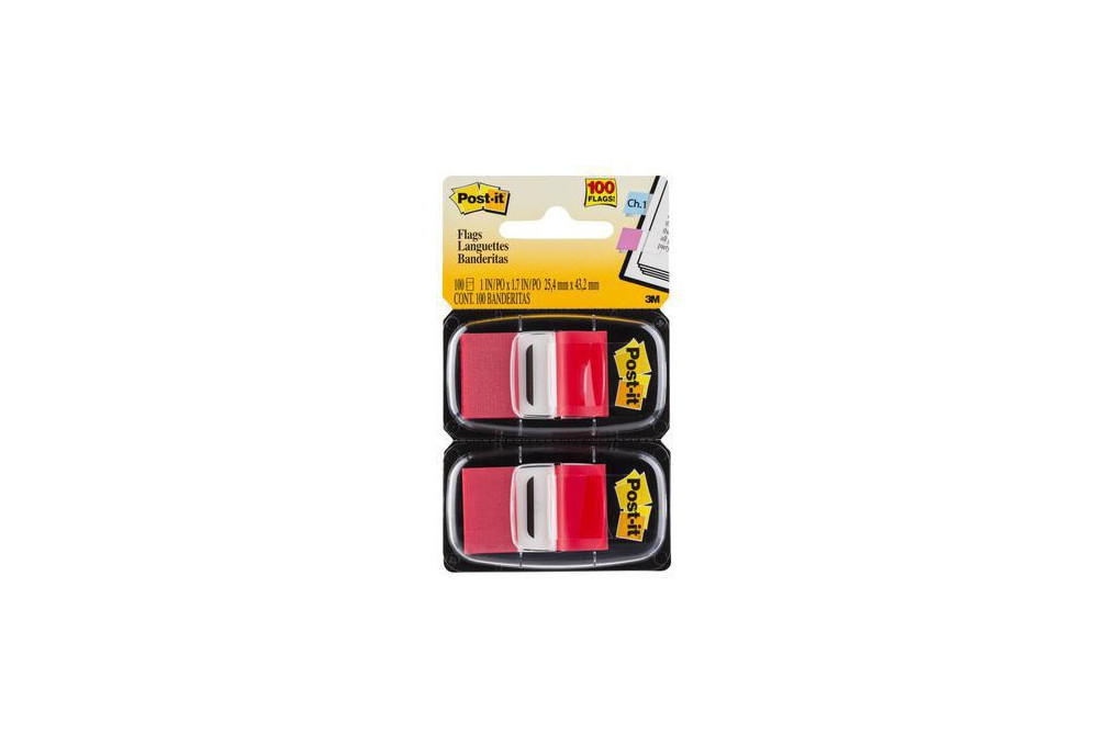 Post it Haftstreifen Index Standard 680 RD2 50Blatt rot 2 St. Pack