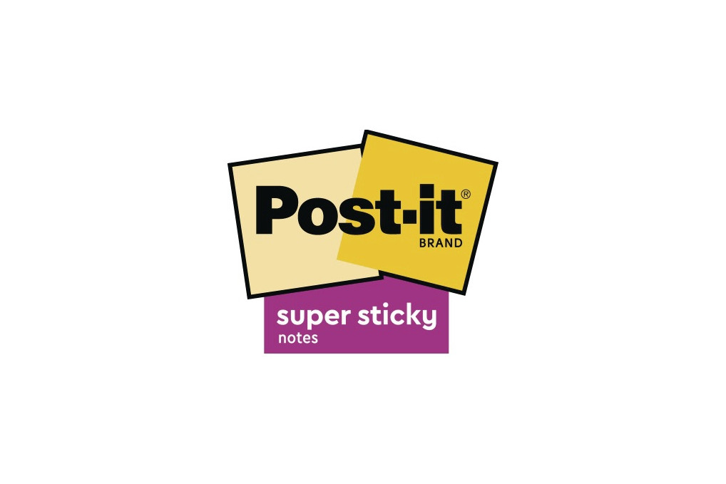 Post it Haftnotiz Super Sticky R330 6SS CARN 76x76mm sort. 6St.