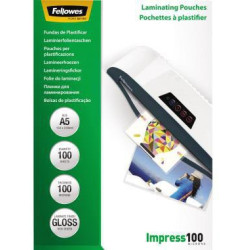 Fellowes Laminierfolie Impress 100 5351002 DIN A5 tr 100 St. Pack.