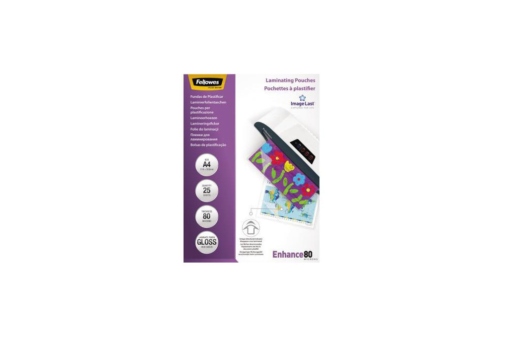 Fellowes Laminierfolie ImageLast 5396205 DIN A4 80my 25 St. Pack.