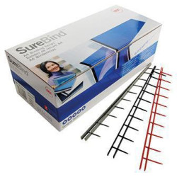GBC Plastikbinderücken SurBind 1132840 25mm PVC weiß 100 St. Pack.