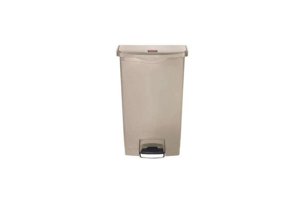 Rubbermaid Tretabfalleimer Slim Jim 1883460 Kunststoff 68l beige