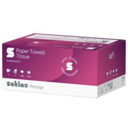 Satino Papierhandtuch 276640 25x23cm 2lg. V Falz 3.000 Bl. Pack.