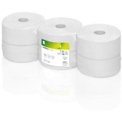 Satino Toilettenpapier 317130 Jumborolle 2lg hw 380m 6 St. Pa