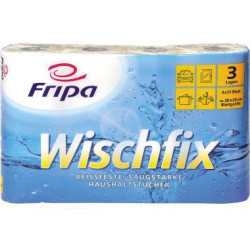 Fripa Küchenrolle 3014006 3 lagig 4 Rl. Pack.