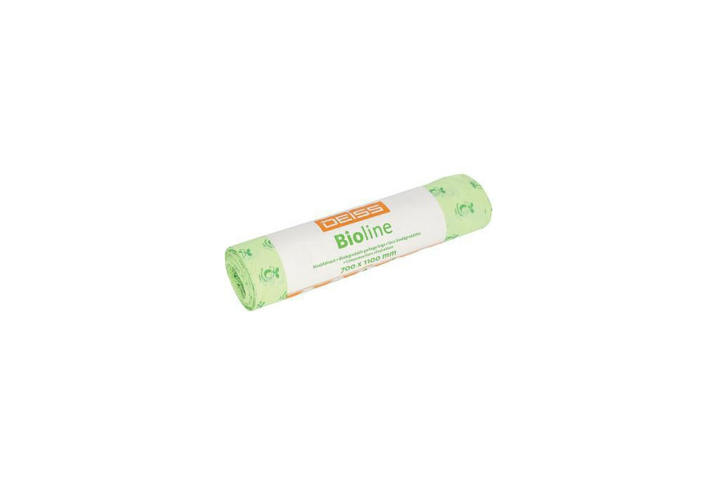 DEISS Müllbeutel 06070 kompostierb. 120l 700x1.100mm 10 St. Pack.