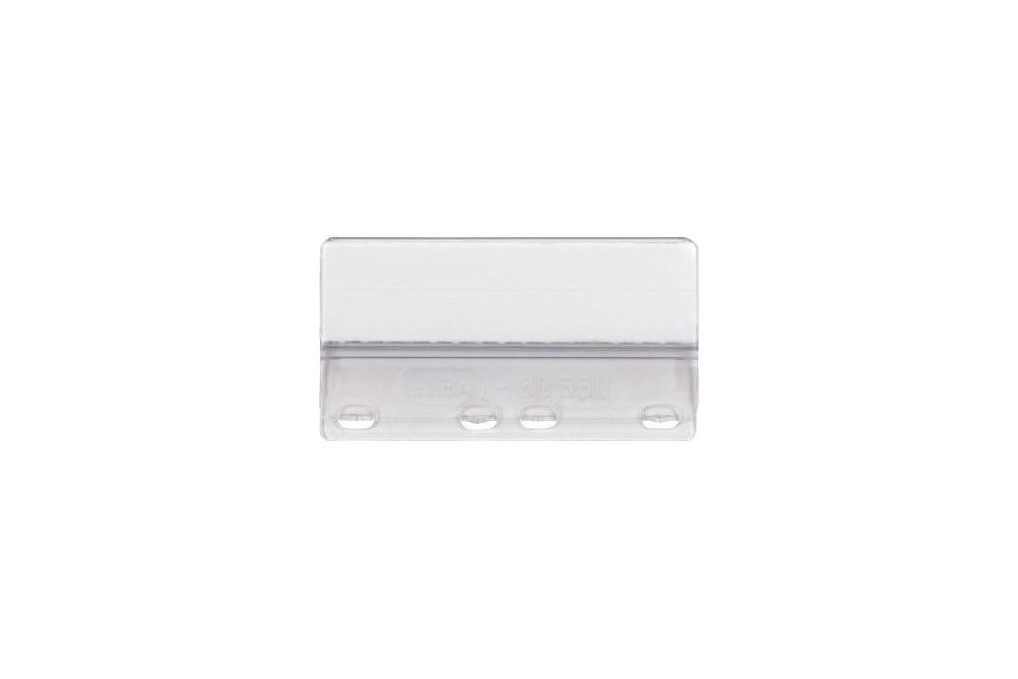 ELBA Vollsichtreiter 100552031 3zeilig 50x75mm tr 50 St. Pack.