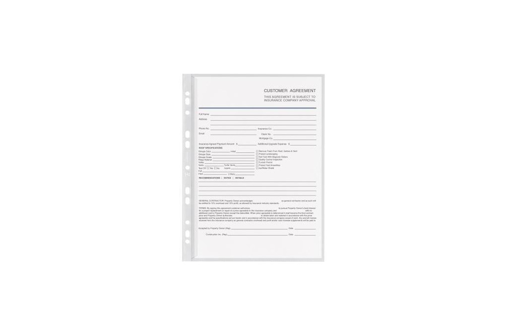 Oxford Prospekthülle 100421184 DIN A4 PP transparent 100 St. Pack.