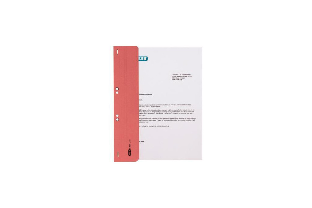 ELBA Ösenhefter 100091776 DIN A4 250g Manilakarton rt 25 St. Pack.