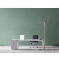 MAUL Standleuchte MAULjaval 141460 LED dimmbar silber