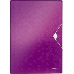 Leitz Fächermappe WOW 45890062 DIN A4 6Fächer PP violett Leitz Fächermappe WOW 45890062 DIN A4 6Fächer PP violett