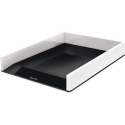 Leitz Briefkorb WOW 53611095 DIN A4 PS weiß schwarz Leitz Briefkorb WOW 53611095 DIN A4 PS weiß schwarz