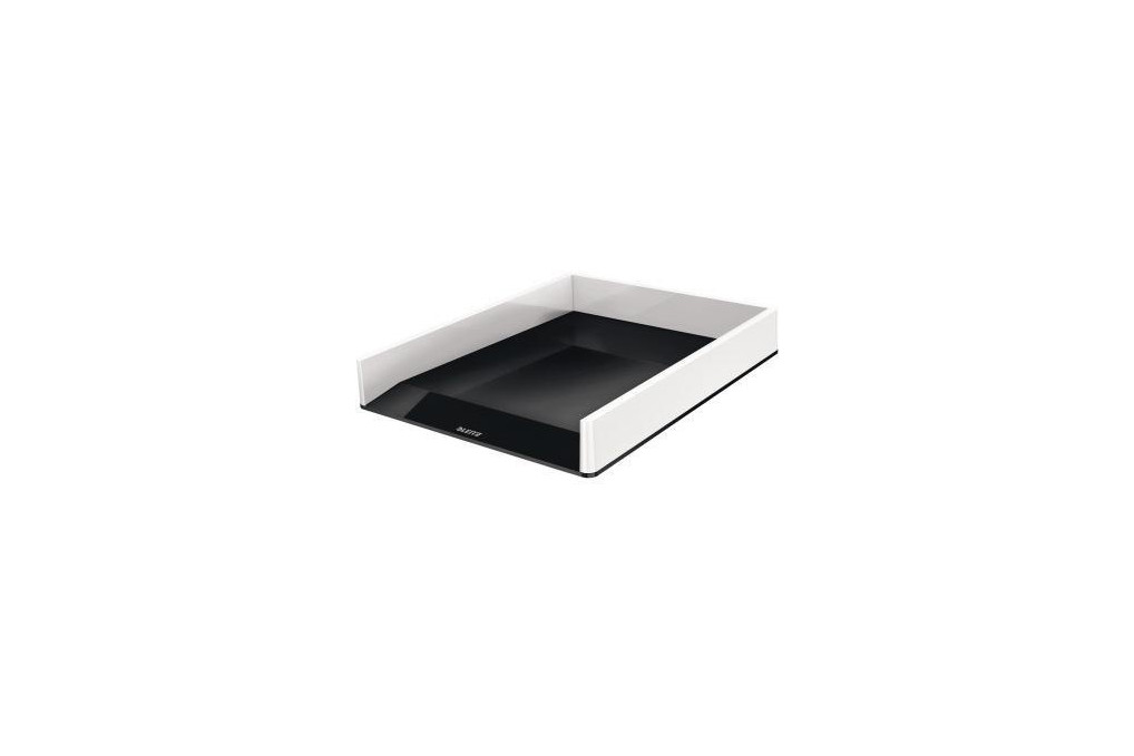 Leitz Briefkorb WOW 53611095 DIN A4 PS weiß schwarz