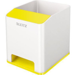 Leitz Stifteköcher WOW 53631016 weiß gelb Leitz Stifteköcher WOW 53631016 weiß gelb