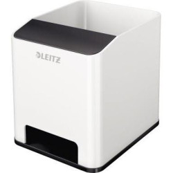 Leitz Stifteköcher WOW 53631095 weiß schwarz Leitz Stifteköcher WOW 53631095 weiß schwarz