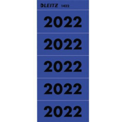 Leitz Jahresschild 2022 14220035 blau 100 St. Pack. Leitz Jahresschild 2022 14220035 blau 100 St. Pack.