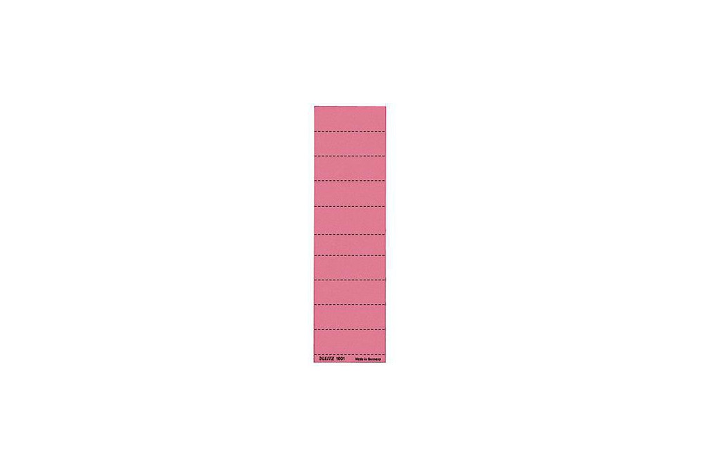 Leitz Beschriftungsschild 19010025 blanko 4zeilig rot 100 St. Pack. Leitz Beschriftungsschild 19010025 blanko 4zeilig rot 100 St. Pack.