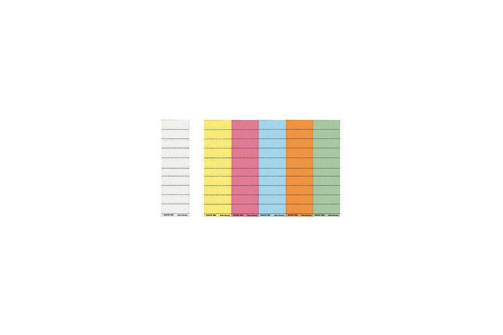 Leitz Beschriftungsschild 19010025 blanko 4zeilig rot 100 St. Pack. Leitz Beschriftungsschild 19010025 blanko 4zeilig rot 100 St. Pack.