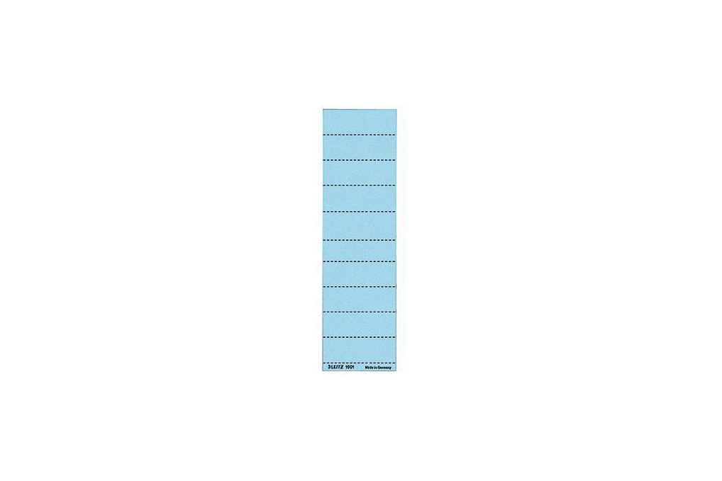 Leitz Beschriftungsschild 19010035 blanko 4zeilig blau 100 St. Pack.