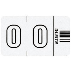 Leitz Ziffernsignal 0 Orgacolor 66000000 23x30mm weiß 100 St. Pack. Leitz Ziffernsignal 0 Orgacolor 66000000 23x30mm weiß 100 St. Pack.