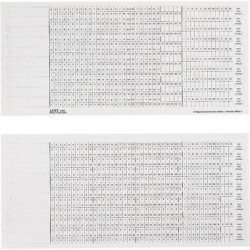 Leitz Organisationsstreifen 61610001 S1 2ws 100 St. Pack. Leitz Organisationsstreifen 61610001 S1 2ws 100 St. Pack.