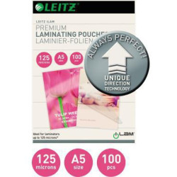 Leitz Laminierfolie UDT 74930000 DIN A5 125mic 100 St. Pack.