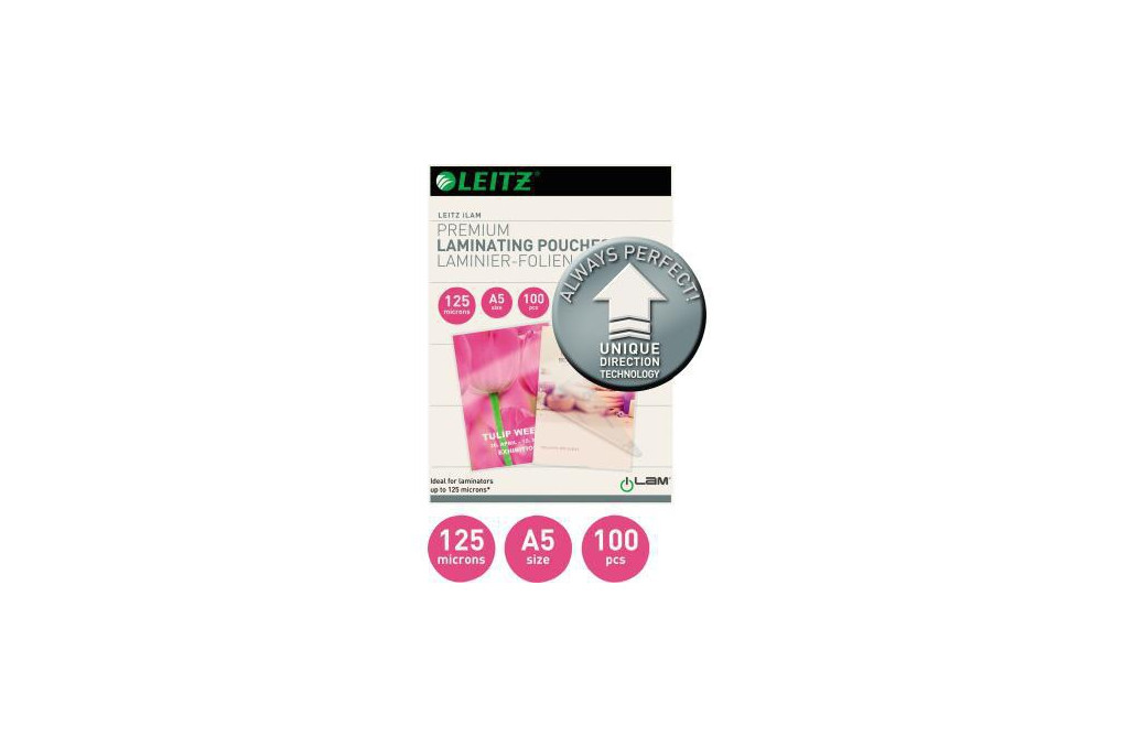Leitz Laminierfolie UDT 74930000 DIN A5 125mic 100 St. Pack.