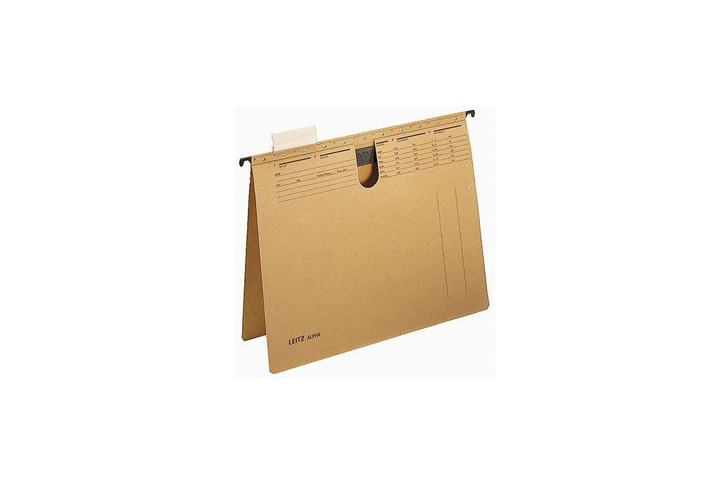 Leitz Hängehefter ALPHA 19890000 A4 250g Natronkarton br 25 St. Pa