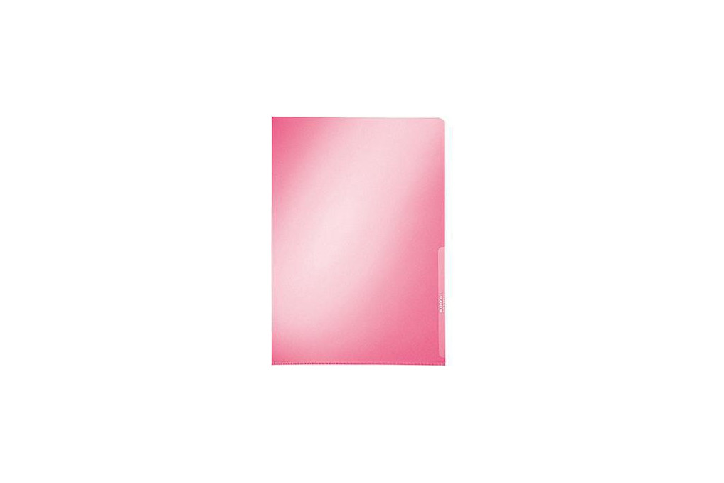 Leitz Sichthülle Premium 41000025 A4 0,15mm PVC rot 100 St. Pack.
