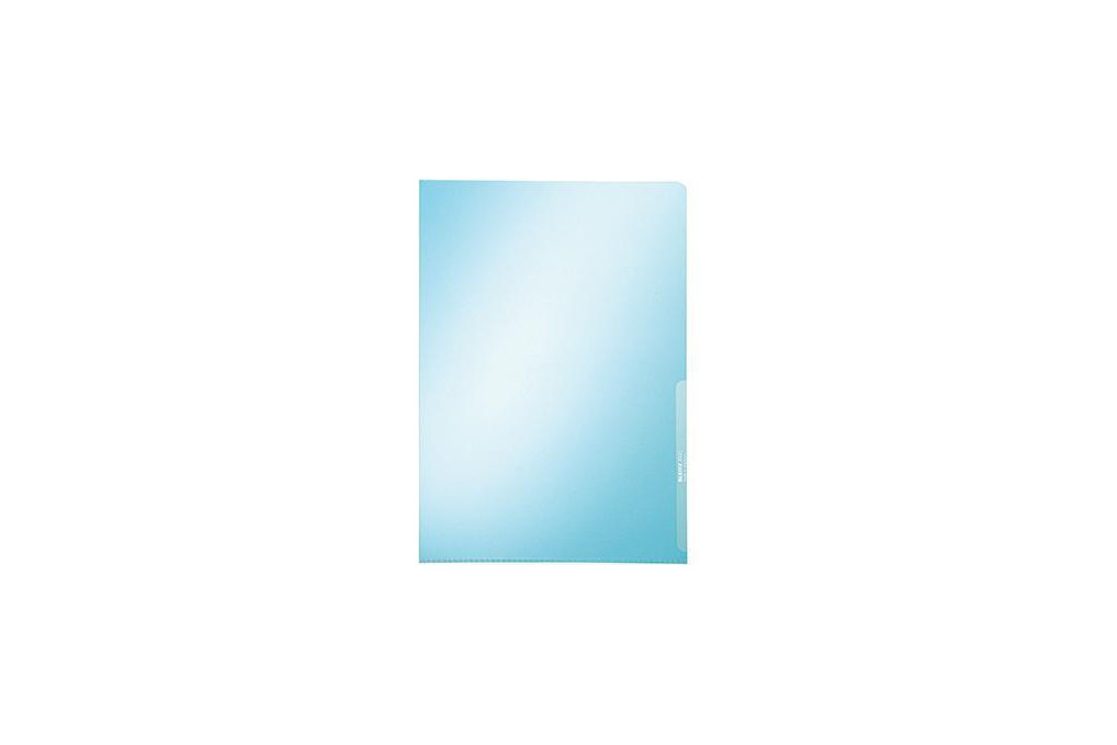 Leitz Sichthülle Premium 41000035 A4 0,15mm PVC blau 100 St. Pack.