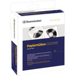 Soennecken CD DVD Hülle 03750 mF Papier weiß 100 St. Pack.