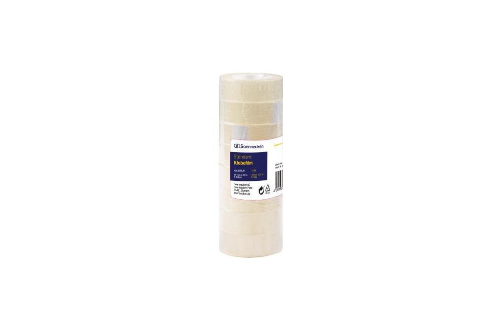 Soennecken Klebefilm 5847 19mmx33m transparent 8 St. Pack.