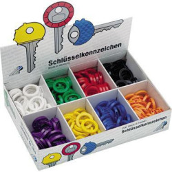 WEDO Schlüsselkennring 2628008 Kunststoff sortiert 200 St. Pack.