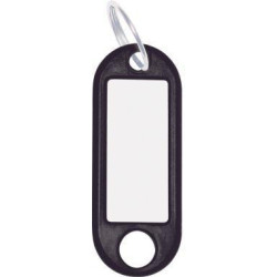 WEDO Schlüsselanhänger 262801801 mit Ring 18mm sw 100 St. Pack.