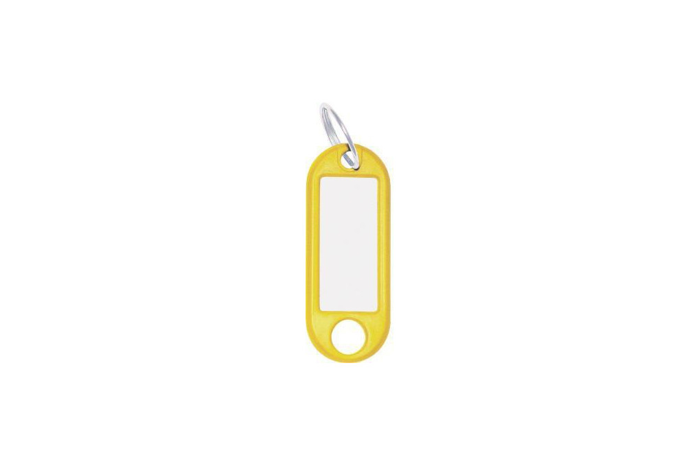 WEDO Schlüsselanhänger 262801805 mit Ring 18mm ge 100 St. Pack. WEDO Schlüsselanhänger 262801805 mit Ring 18mm ge 100 St. Pack.