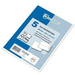 SECURITEX Faltentasche 30002547 B4 130g oF hk ws 5 St. Pack.