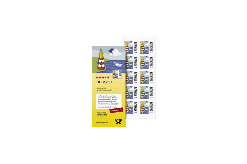 Briefmarke Maxibrief national 275ct 10St. Briefmarke Maxibrief national 275ct 10St.