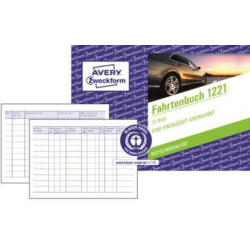 Avery Zweckform Fahrtenbuch 1221 A6 32Blatt Avery Zweckform Fahrtenbuch 1221 A6 32Blatt