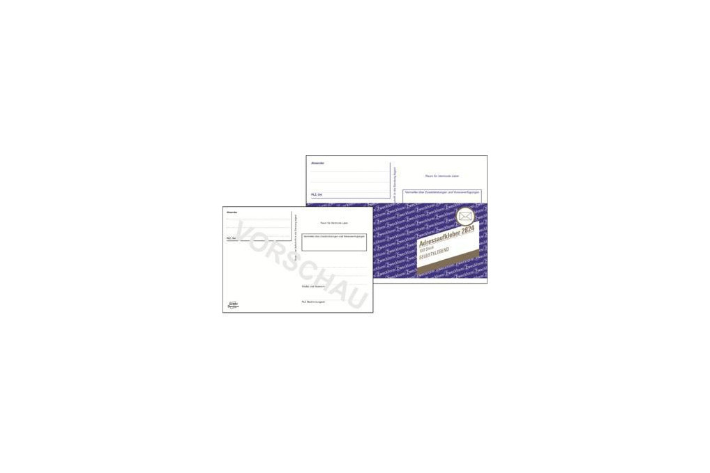 Avery Zweckform Adressetikett 2824 sk 105x148,5mm 100 Bl. Pack.